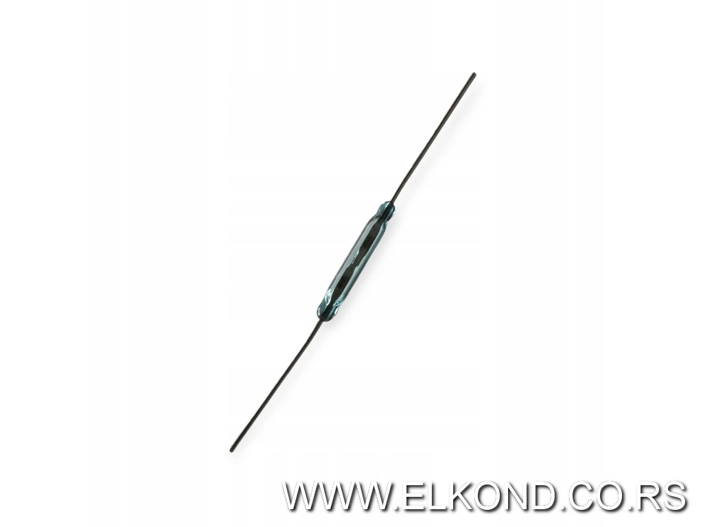 Reed kontakt 1-0 250V 0.5A fi-2mm L=10mm 2025AT